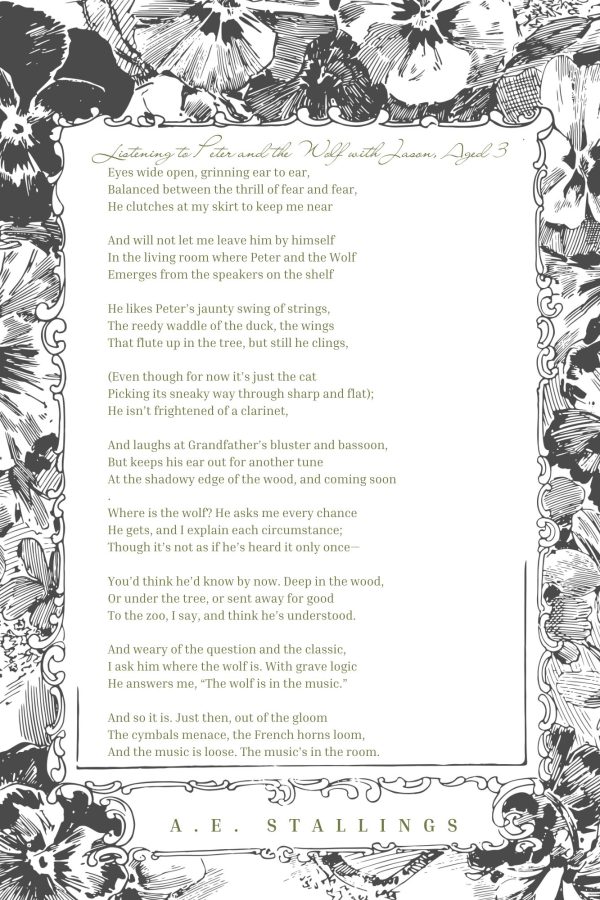 Peter and the Wolf poem A.E. Stallings